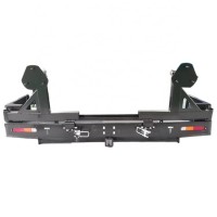 Wholesale Top Quality rear bumper with spare tire mount bull bar for PATROL Y61 2005-2009