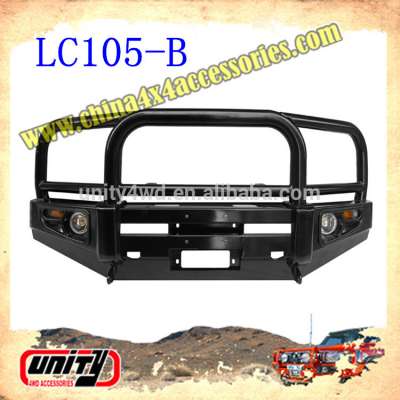 FB type WITH LAMP & STONE GUARD black bull bar for mitsubishi triton